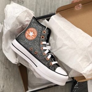 Converse Chuck Taylor All Star Lift Metallic Platform Sneakers